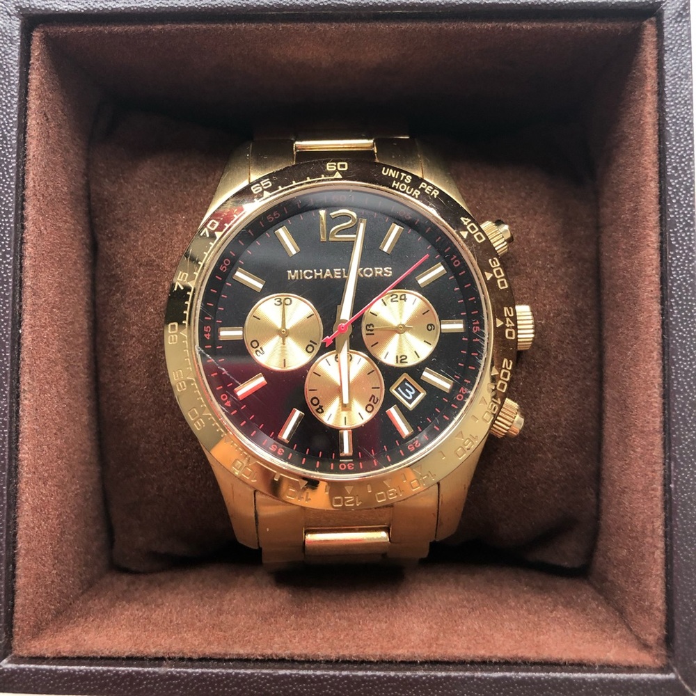 Micheal Kors Men’s Gold Watch MK8246